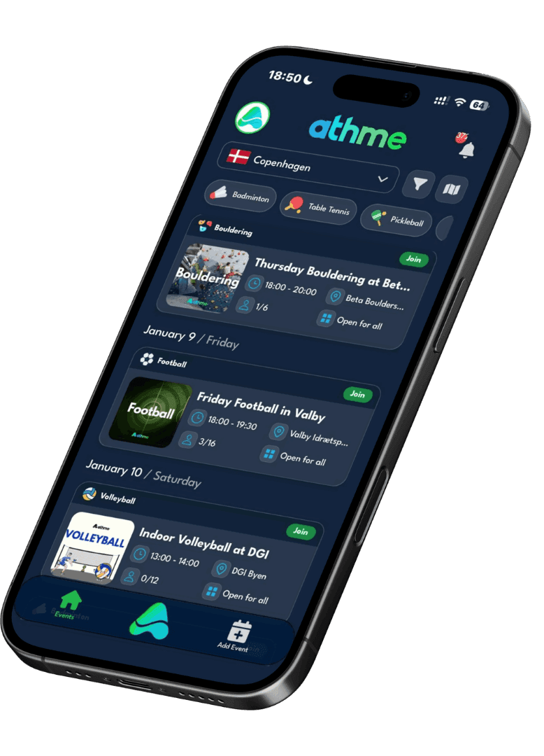 athme App Phone Mockup